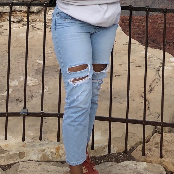 Forever 21 Denim - distressed mom jeans